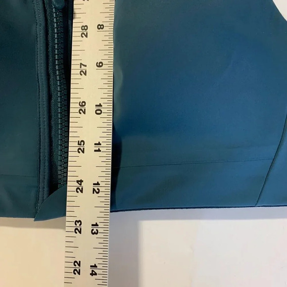 Athleta Women's Advance Zip Front B-DD Sequoia Blue Sports Bra Size 34C - Picture 11 of 11